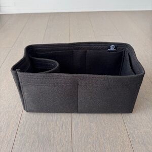 Zoomoni Bag Insert Organizer for Birkin 30 Black Retourne 2mm Felt